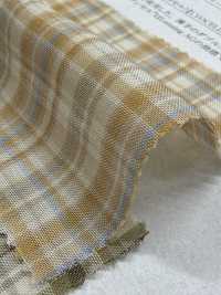 14424 60 Thread /Tencel™ Lyocell Fiber Double Gauze Madras Check[Textile / Fabric] SUNWELL Sub Photo