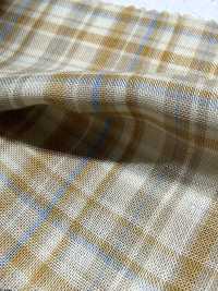 14424 60 Thread /Tencel™ Lyocell Fiber Double Gauze Madras Check[Textile / Fabric] SUNWELL Sub Photo