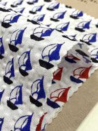 82169 Ripple Cross The Sea Is A Man's Nostalgia Yacht Komon[Textile / Fabric] VANCET Sub Photo