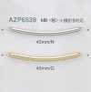 AZP6539 Brass Sew-on Metal Plate
