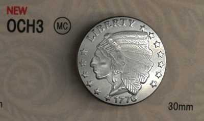 OCH3 Indian Concho Button