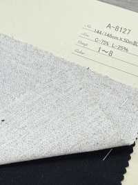 A-8127 Linen Roughness Surface[Textile / Fabric] ARINOBE Sub Photo