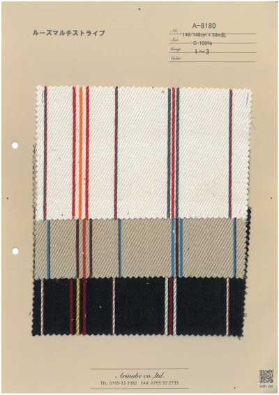 A-8180 Loose Multi Stripe