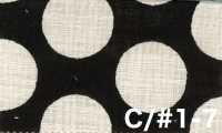 83194 Linen-Like Slub Bicolor Dot, Stripe, Check[Textile / Fabric] VANCET Additional Images