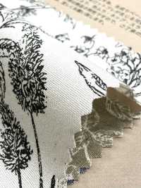 850544 Broadcloth Unbleached Cotton Botanical Rhythm Wildflower[Textile / Fabric] VANCET Sub Photo