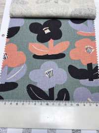 1027-700-1 Linen Canvas, Kika Flower[Textile / Fabric] HOKKOH Sub Photo
