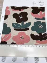 1027-700-1 Linen Canvas, Kika Flower[Textile / Fabric] HOKKOH Sub Photo