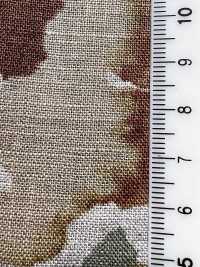 7027-720-1 100 Linen Loomstate Watercolor Large Flowers[Textile / Fabric] HOKKOH Sub Photo
