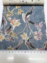 4027-790-1 Linen Loomstate Touch Floral Fabric[Textile / Fabric] HOKKOH Sub Photo