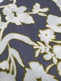 7027-810-1 CR Satin Floral Pattern With Stripes[Textile / Fabric] HOKKOH Sub Photo