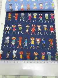 DP-7940-5 60 Lawn Inkjet Print Cat Seersucker[Textile / Fabric] HOKKOH Sub Photo