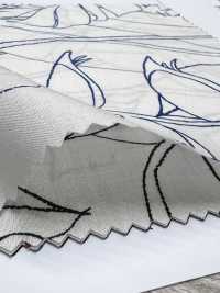 7027-618-7 60 Lawn 9088 Line Drawing Tropical[Textile / Fabric] HOKKOH Sub Photo