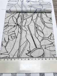 7027-618-7 60 Lawn 9088 Line Drawing Tropical[Textile / Fabric] HOKKOH Sub Photo