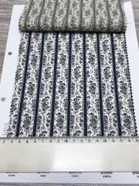 7027-625-1 60 Lawn Ripple Sarasa Stripe[Textile / Fabric] HOKKOH Sub Photo