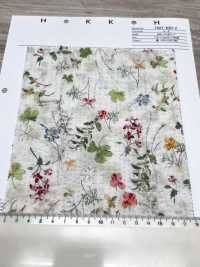 7027-630-2 80 Lawn Miracle Wave Botanical Print[Textile / Fabric] HOKKOH Additional Images