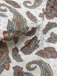 7027-630-3 80 Lawn Miracle Wave Paisley[Textile / Fabric] HOKKOH Sub Photo