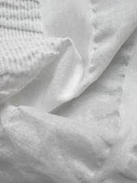 7027-636-2 80 Lawn Organza Waffle Knit Stripe[Textile / Fabric] HOKKOH Sub Photo