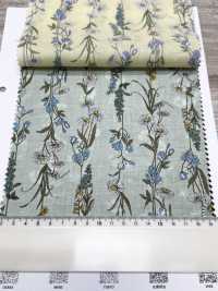 3027-650-1 60 Lawn Stripe Floral[Textile / Fabric] HOKKOH Sub Photo