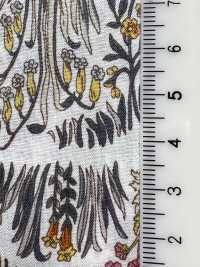 4027-660-1 60 Lawn Curve Horizontal Stripes Small Flowers[Textile / Fabric] HOKKOH Sub Photo