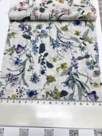 4027-660-5 60 Lawn Watercolor Flowers[Textile / Fabric] HOKKOH Sub Photo