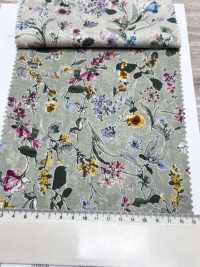 4027-660-5 60 Lawn Watercolor Flowers[Textile / Fabric] HOKKOH Sub Photo