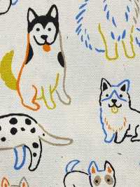 850608 Unbleached Oxford Cotton - Dog Paradise[Textile / Fabric] VANCET Sub Photo