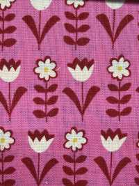 850613 Lawn Unbleached Cotton Little Pocket "Pizzicato"[Textile / Fabric] VANCET Sub Photo