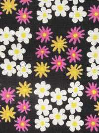 850614 Lawn Unbleached Cotton Little Pocket "mini Mini Flower"[Textile / Fabric] VANCET Sub Photo