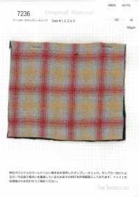 7236 Wool Gauze Ombre Check[Textile / Fabric] Fine Textiles Sub Photo