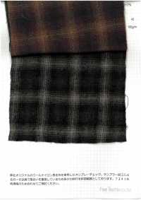 7236 Wool Gauze Ombre Check[Textile / Fabric] Fine Textiles Sub Photo