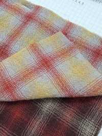 7236 Wool Gauze Ombre Check[Textile / Fabric] Fine Textiles Sub Photo