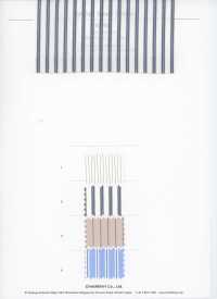 5SG034 Lyocell Lawn Stripe[Textile / Fabric] Chambray Sub Photo
