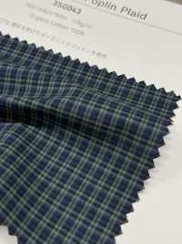 3SG043 Organic Cotton Poplin Plaid[Textile / Fabric] Chambray Sub Photo