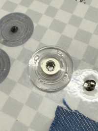 KSP-100 Feather Snap Acrylic Type, CLEAR Color[Snap Button] Koutoku Button Sub Photo