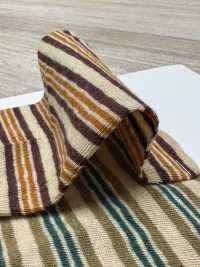 W-49681 Old Paper Horizontal Stripe[Textile / Fabric] Minami Additional Images