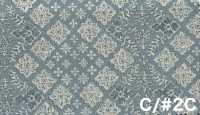 SP6580 Overdyed Flower Print Loomstate (Roll)[Textile / Fabric] COSMO TEXTILE Additional Images
