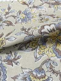 SP6580 Overdyed Flower Print Loomstate (Roll)[Textile / Fabric] COSMO TEXTILE Additional Images