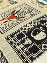 NN2336 RETONO Un/nö African Panel Print Loomstate (Roll)[Textile / Fabric] COSMO TEXTILE Additional Images