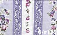 RU2530 RURU BOUQUET Rose Wreath Print Loomstate (Roll)[Textile / Fabric] COSMO TEXTILE Additional Images