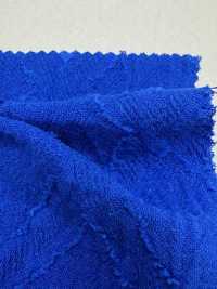 BF3615 Cotton-Linen Yarn-Dyed Cut Jacquard (Diamond)[Textile / Fabric] KOYAMA Additional Images