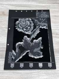 5-1410-2 Cut Jacquard Floral[Textile / Fabric] HOKKOH Additional Images