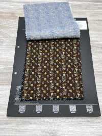 5026-1375-1 80 Lawn Miracle Wave Small Flower Stripe[Textile / Fabric] HOKKOH Additional Images