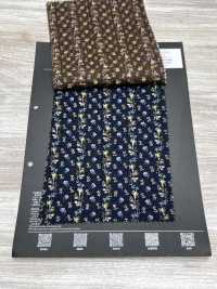 5026-1375-1 80 Lawn Miracle Wave Small Flower Stripe[Textile / Fabric] HOKKOH Additional Images