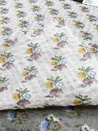5026-1375-2 80 Lawn Miracle Wave Pixel Flower[Textile / Fabric] HOKKOH Additional Images