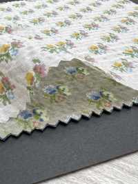 5026-1375-2 80 Lawn Miracle Wave Pixel Flower[Textile / Fabric] HOKKOH Additional Images