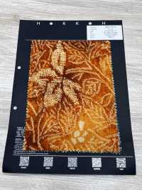 5026-1375-5 80 Lawn Miracle Wave Shibori Harmony Floral[Textile / Fabric] HOKKOH Additional Images