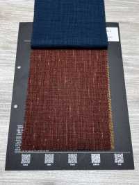 5027-300-1 Slub Cloth Vintage Nep Discharge[Textile / Fabric] HOKKOH Additional Images