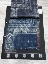 5-SILK-PT2-1 14-Momme Silk Twill Bandana Patchwork[Textile / Fabric] HOKKOH Additional Images