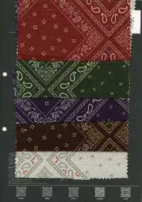 5026-310-1 Bandana Cross-Off Brace Clip, Multicolor Bandana Pattern[Textile / Fabric] HOKKOH Additional Images