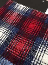 5026-1325-1 20s Flannel Fuzzy Printed Check[Textile / Fabric] HOKKOH Additional Images